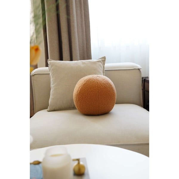 Okrasna blazina iz tkanine bouclé ø 20 cm Top – Mioli Decor-image-4