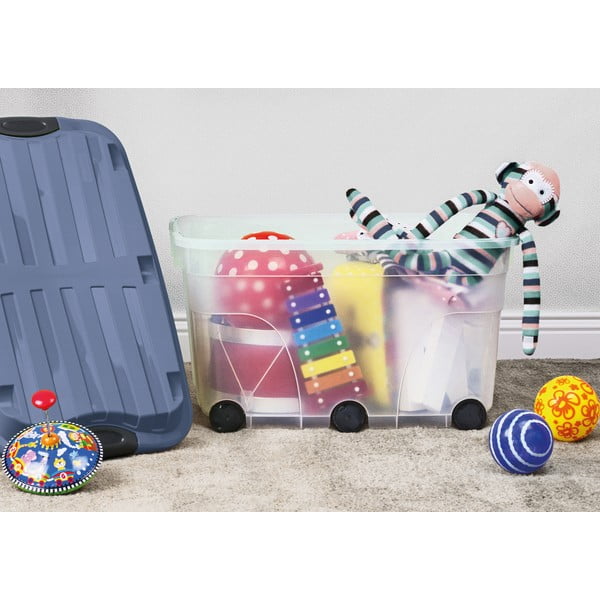Plastična škatla za shranjevanje s pokrovom Roller - Rotho-image-2