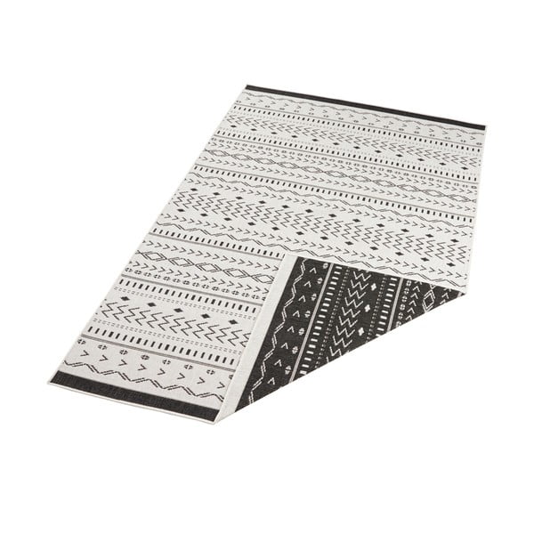 Črno-bež zunanja preproga NORTHRUGS Kuba, 290 x 200 cm-image-3