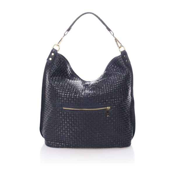 Temno modra usnjena torbica Giorgio Costa Violina-image-1