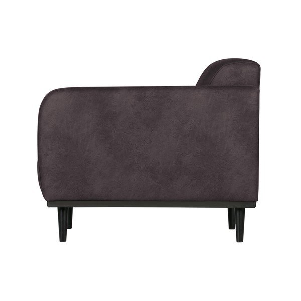 Sivi fotelj iz umetnega usnja BePureHome Izjava-image-3