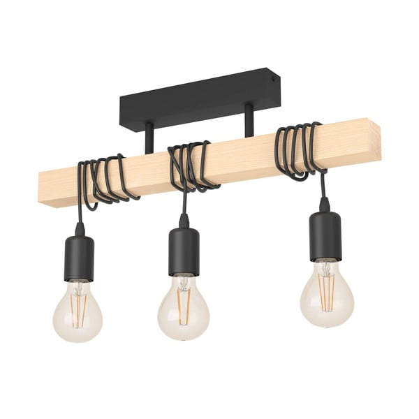 Črna viseča svetilka TOWNSHEND – EGLO