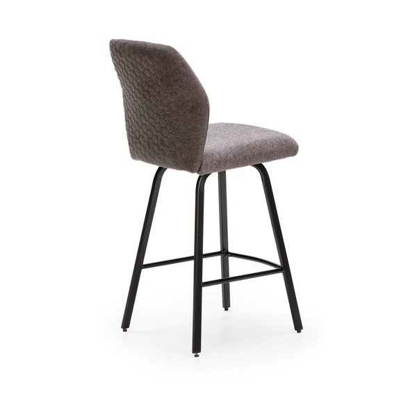 Temno sivi barski stoli v kompletu 4 ks 65 cm Bei – Marckeric-image-4