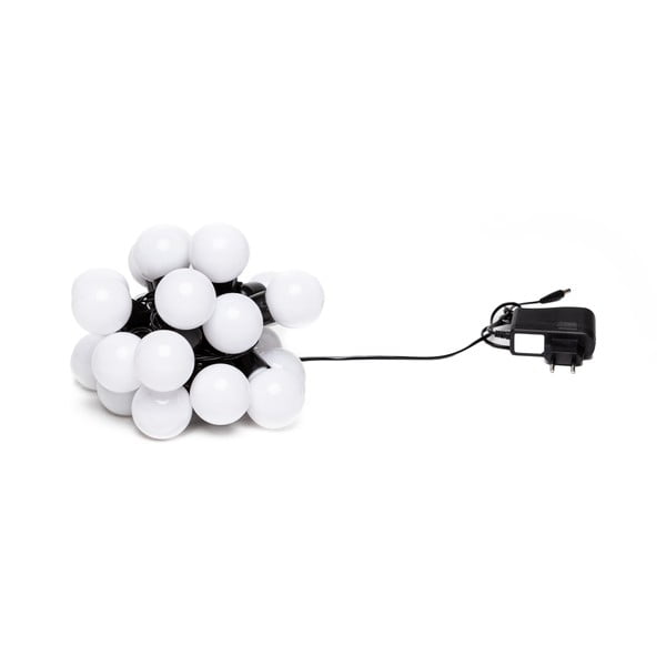 Bela svetlobna ogrlica z žarnicami LED LUKKA, 20 luči-image-2