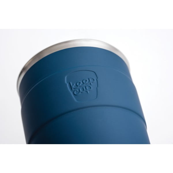 Temno modra potovalna skodelica s pokrovom KeepCup Spruce Thermal, 340 ml-image-3