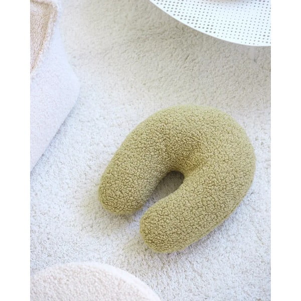 Zelena otroška blazina bouclé U – Wigiwama-image-4