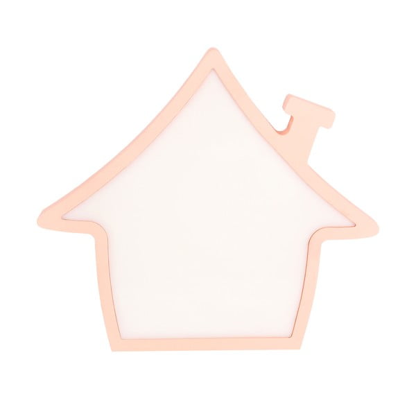 Rožnata otroška namizna svetilka House – Candellux Lighting-image-3