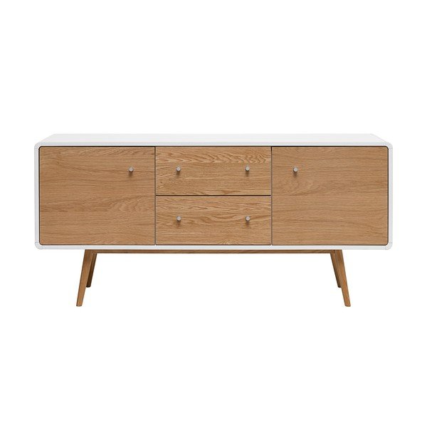 Komoda v hrastovem dekorju Unique Furniture Turin