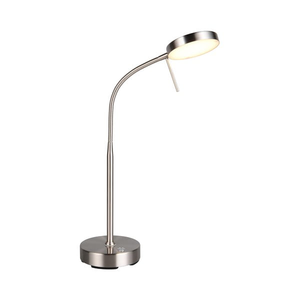 LED namizna svetilka v srebrni barvi (višina 45 cm) Moreno – Reality-image-1