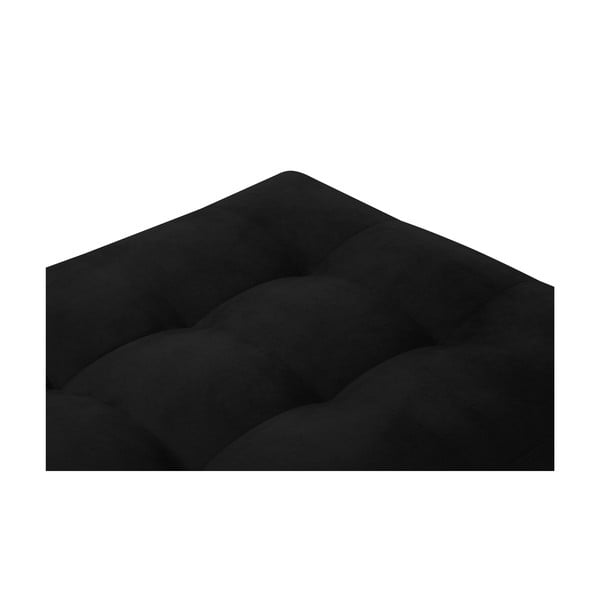 Črn žametni otoman Milo Casa Santo-image-4