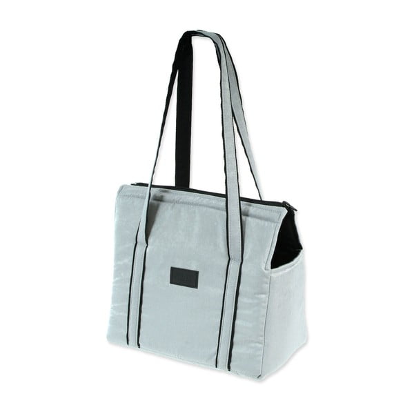 Svetlo siva torba za prenašanje za pse Dog Fantasy Platinum – Plaček Pet Products