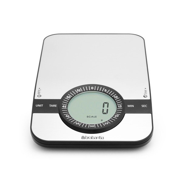 Črno-bela kuhinjska tehtnica Brabantia Timer-image-3