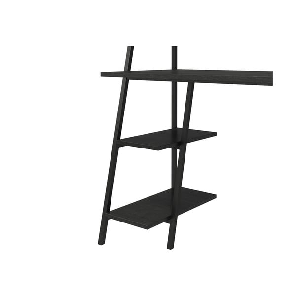 Stenska pisalna miza z mizno ploščo v hrastovem dekorju 51x111 cm Bushwick – Novogratz-image-3