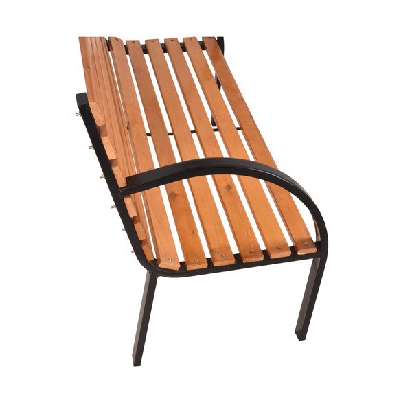 Lesena vrtna klop z jekleno konstrukcijo Garden Pleasure Bellevue-image-3