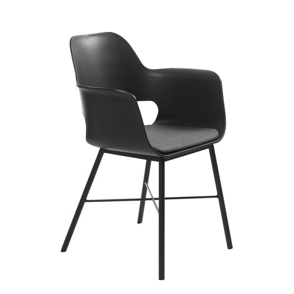 Črn jedilni stol Unique Furniture Wrestler