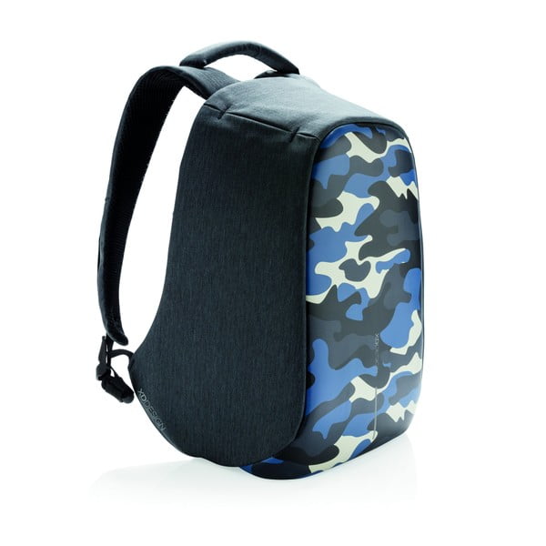 Unisex varnostni nahrbtnik z modrimi detajli XD Design Camouflage, 11 l