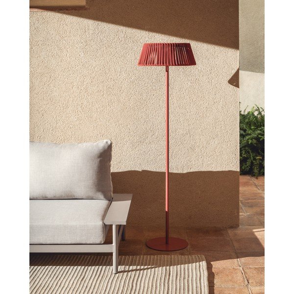 LED prenosljiva/stoječa zunanja svetilka s solarnim panelom (višina 160 cm) Aldet – Kave Home-image-1
