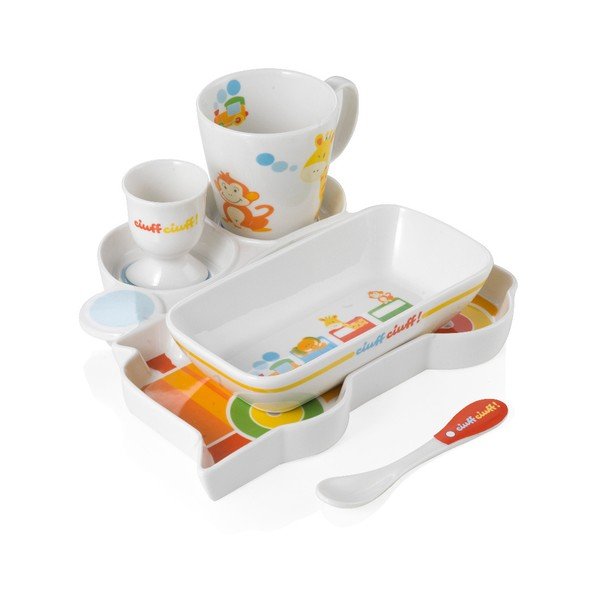 Brandani Ciug Ciuf 5-delni otroški jedilni set