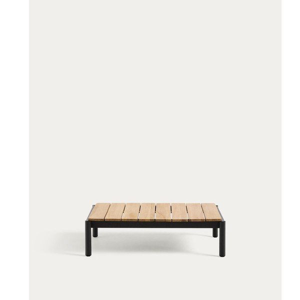 Vrtna klubska mizica iz masivnega tika 89x91 cm Sorells – Kave Home-image-3
