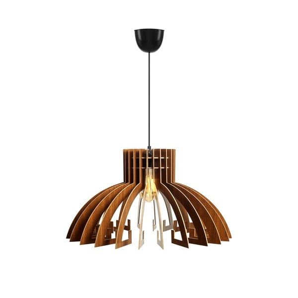 Viseča svetilka v naravni barvi ø 54 cm – Opviq lights