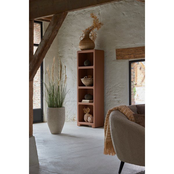 Regal v barvi terakote 60x190x35 cm Naluno – Light & Living-image-1