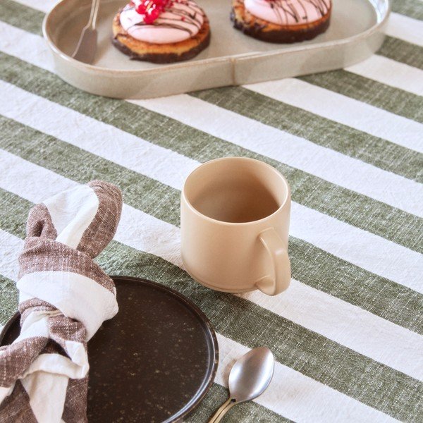 Namizni prt iz organskega bombaža 140x260 cm Striped – OYOY Living Design-image-3