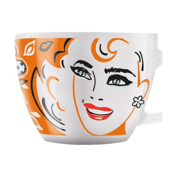 Komplet porcelanaste skodelice in krožnika za espresso Ritzenhoff Michal Shalev, 8 cl-image-1