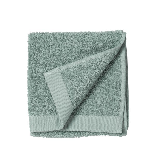 Zelena frotirasta bombažna brisača Södahl Leaf, 60 x 40 cm-image-2