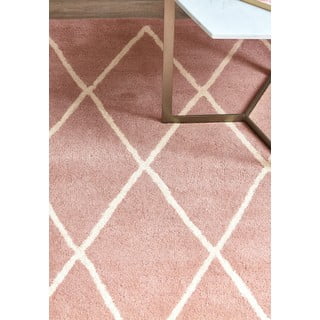 Rožnata ročno tkana volnena preproga 80x150 cm Albany – Asiatic Carpets