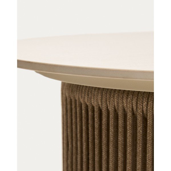 Kovinska okrogla vrtna mizica ø 55 cm Orosei – Kave Home-image-3