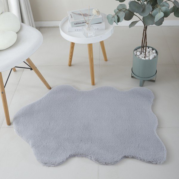 Svetlo sivo sintetično krzno 60x90 cm Caty – Ayyildiz Carpets-image-3