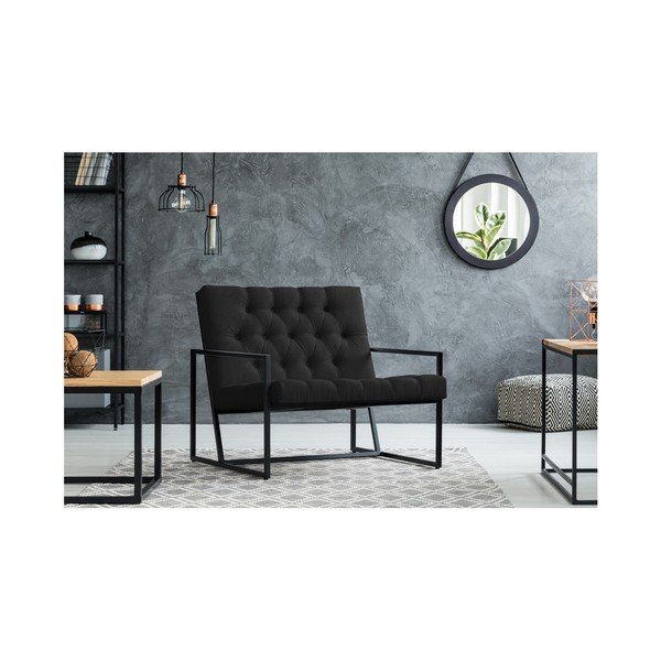 Črni fotelj Mazzini Sofas Aster-image-4