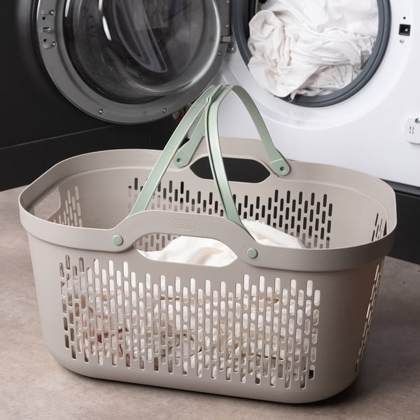 Svetlo rjav plastičen koš za perilo 45 l – Addis-image-4