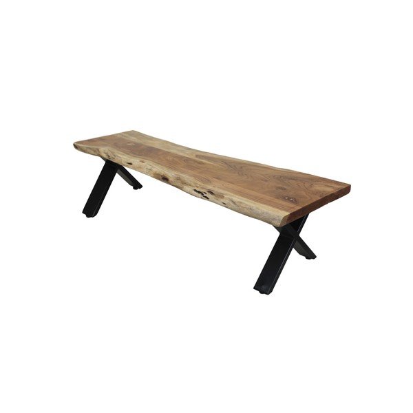 Klop iz akacijevega lesa HSM kolekcija Soho, 160 cm-image-1