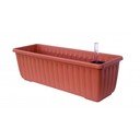 Rjav samozalivalni lonček, dolžina 40 cm Siesta - Plastia