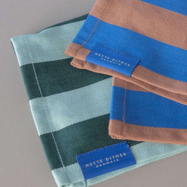 Tekstilni prtički v kompletu 2 ks Stripes – Mette Ditmer Denmark-image-2