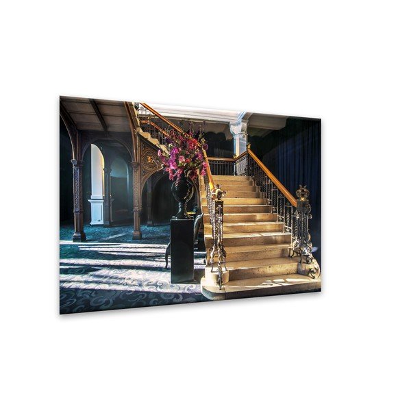 Slika Styler Glas Modern Blue Curta, 80 x 120 cm-image-2