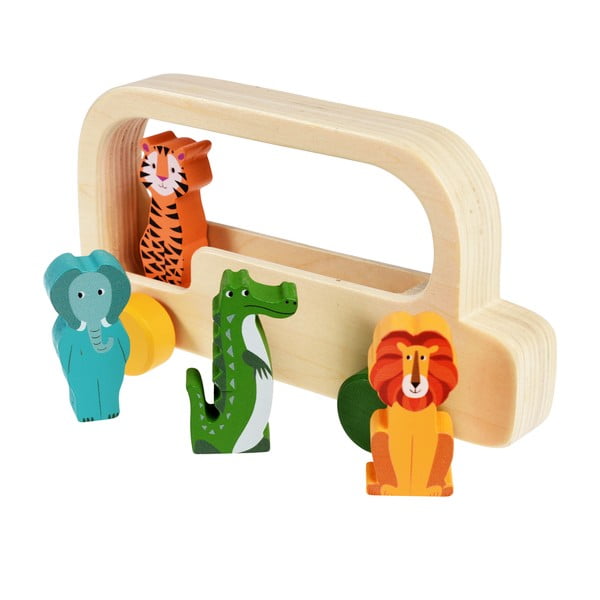 Leseni avtobus Colourful Creatures - Rex London-image-1