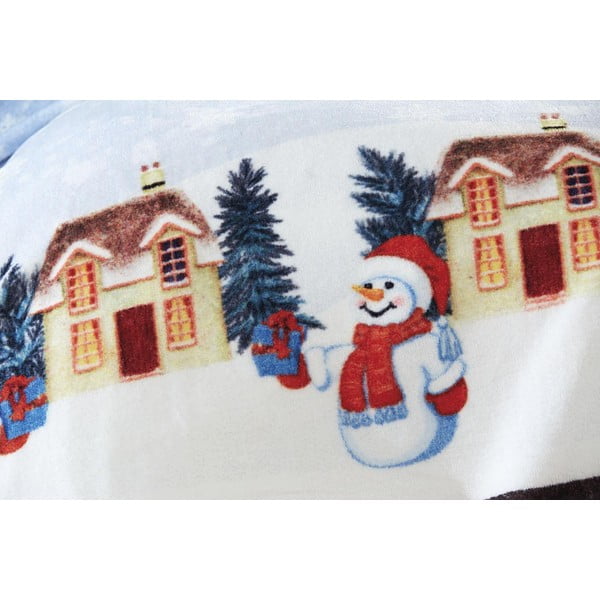 Odeja z božičnim motivom iz mešanice bombaža 150x200 cm – Mila Home-image-2