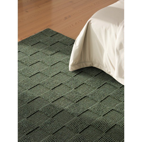 Temno zelena ročno tkana volnena preproga 200x300 cm Scala – Villeroy&Boch-image-3