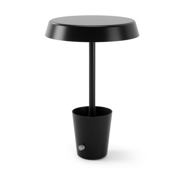 Mat črna LED namizna svetilka (višina 31 cm) Cup – Umbra-image-3