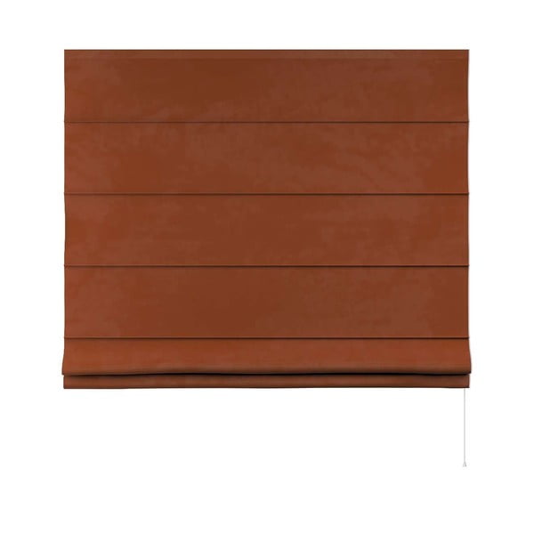 Oranžen gubani rolo 170x130 cm Posh Velvet - Yellow Tipi-image-3