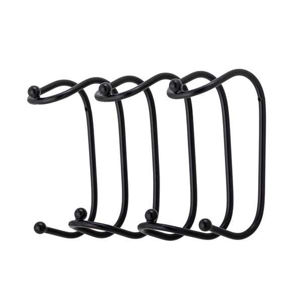 Črn kovinski stenski obešalnik Maltha – Bloomingville-image-1