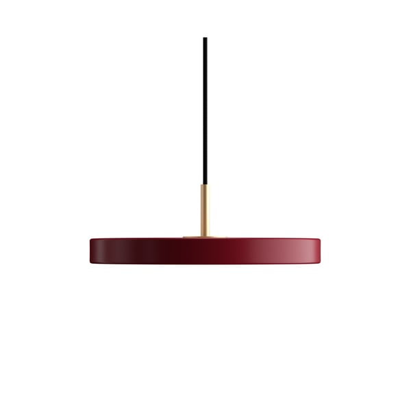 Rdeča LED viseča svetilka s kovinskim senčnikom ø 31 cm Asteria Mini – UMAGE-image-3