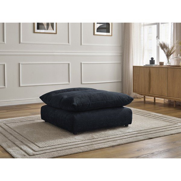 Temno moder tabure iz šenilje Neil – Bobochic Paris-image-1