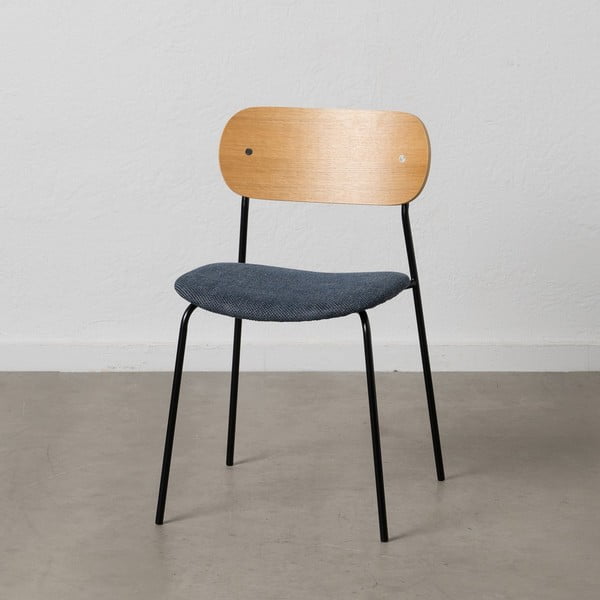 Jedilni stoli v modri in naravni barvi v kompletu 4 ks Moe – Ixia-image-1