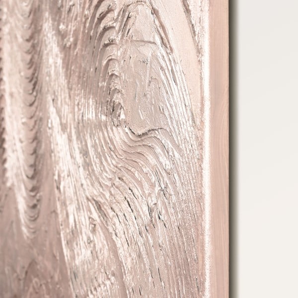 Ročno naslikana slika 88x118 cm Metallic Rose – Malerifabrikken-image-3