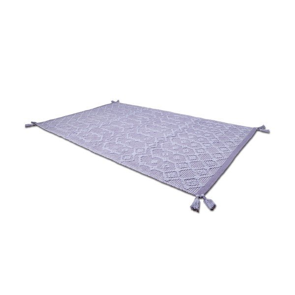 Siva bombažna ročno izdelana preproga Nattiot Blonder, 110 x 170 cm-image-2