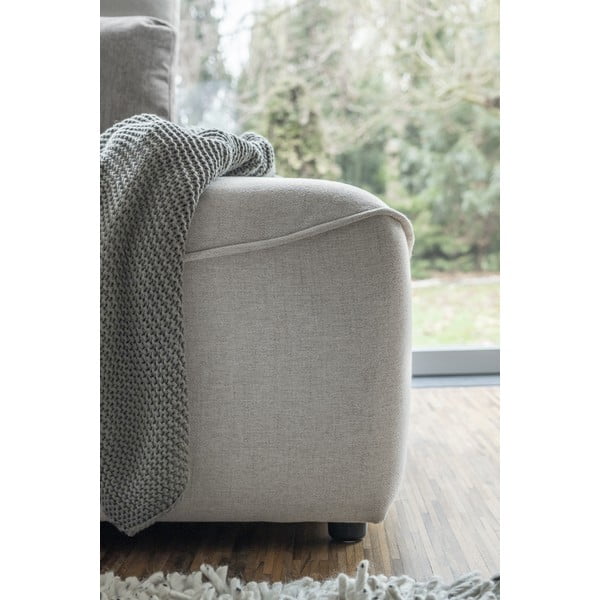 Kremno bel raztegljiv kotni kavč (obojestranski) Homely Tommy - Miuform-image-3