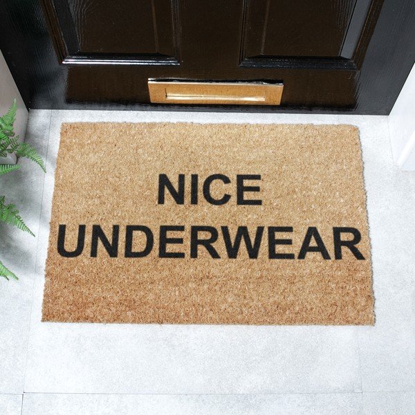 Predpražnik iz kokosovih vlaken 40x60 cm Nice Underwear – Artsy Doormats-image-2